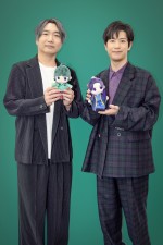 テレビアニメ『薬屋のひとりごと』インタビューより（左から）小西克幸、大塚剛央