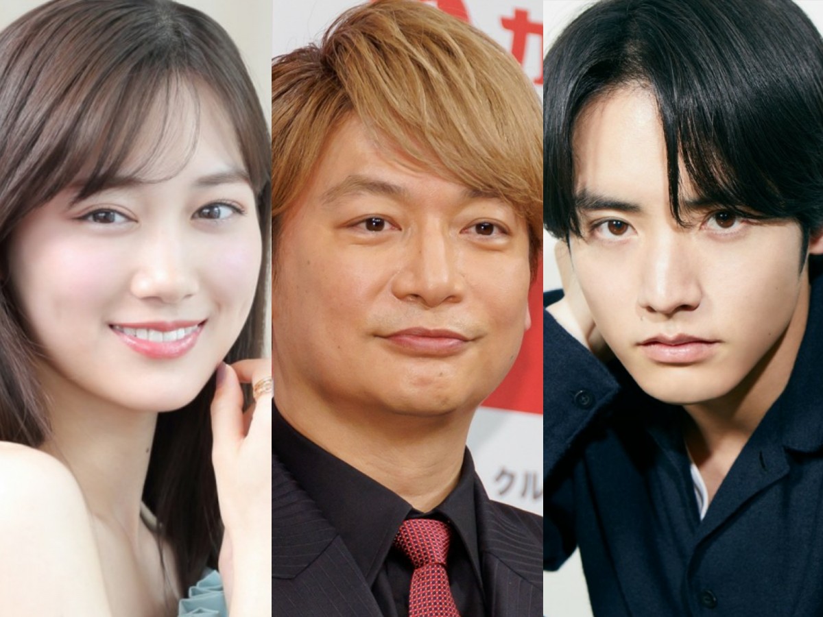 （左から）山下美月、香取慎吾、赤楚衛二