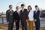 ドラマ『特捜9　final season』に出演する（左から）田口浩正、吹越満、井ノ原快彦、羽田美智子、深川麻衣