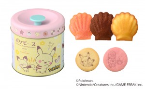 銀座コージーコーナーに“ポケピース”の焼菓子ギフト登場！　スイーツ缶などラインナップは3種