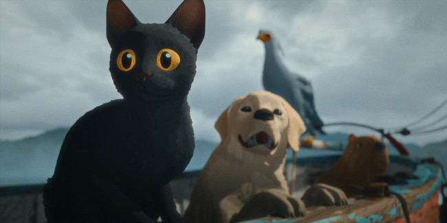 <アカデミー賞>主人公の猫と動物たちが壮大な冒険に繰り出す『Flow』が長編アニメーション賞に輝く