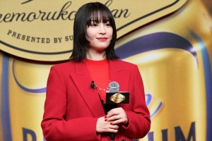 広瀬すず、「ザ・プレミアム・モルツ」新CM発表会に登場