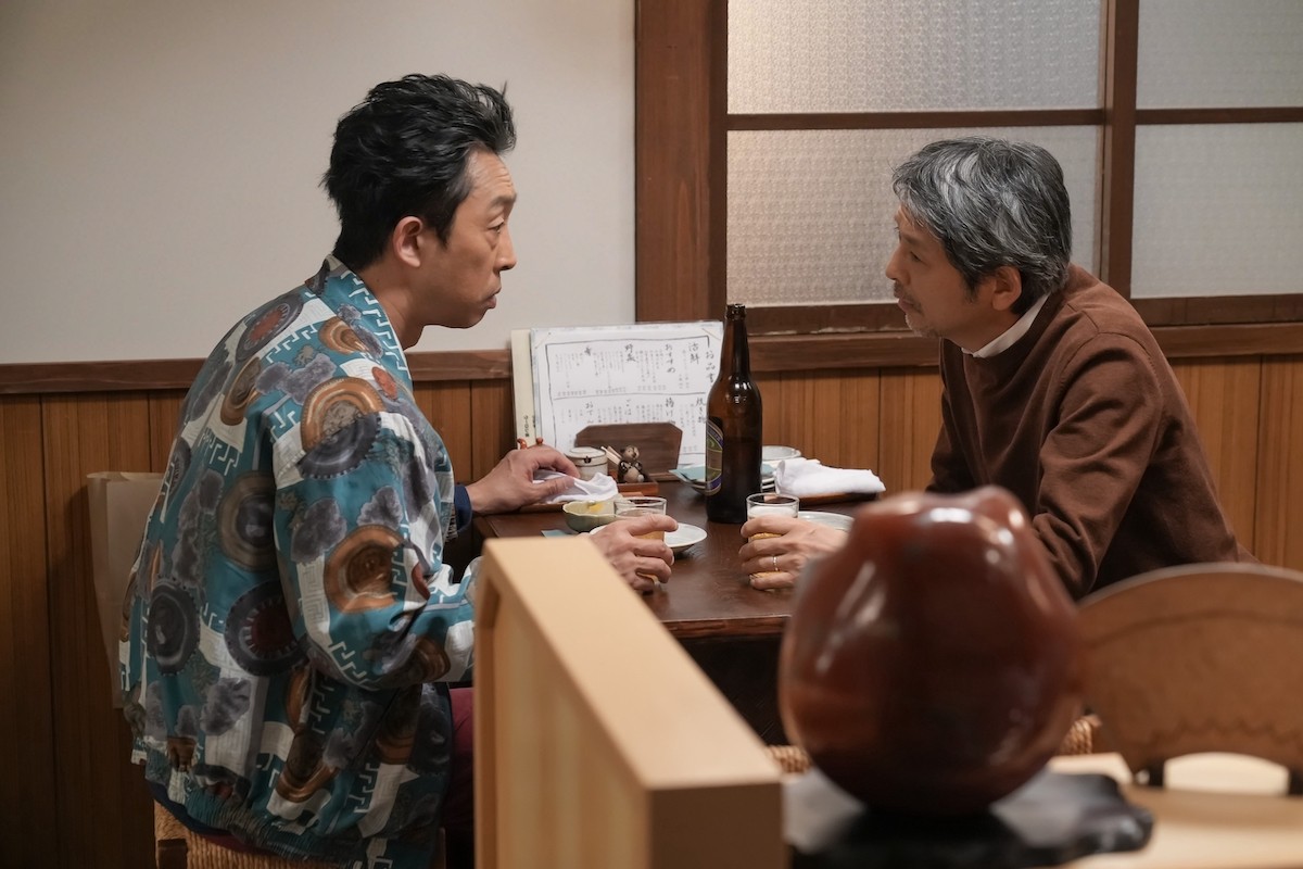 明日の『おむすび』“聖人”北村有起哉、“ナベさん”緒形直人に悩みを打ち明ける