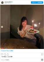 映画『ストロボ・エッジ』是永麻由香役の佐藤ありさ ※写真は「佐藤ありさ」インスタグラムより