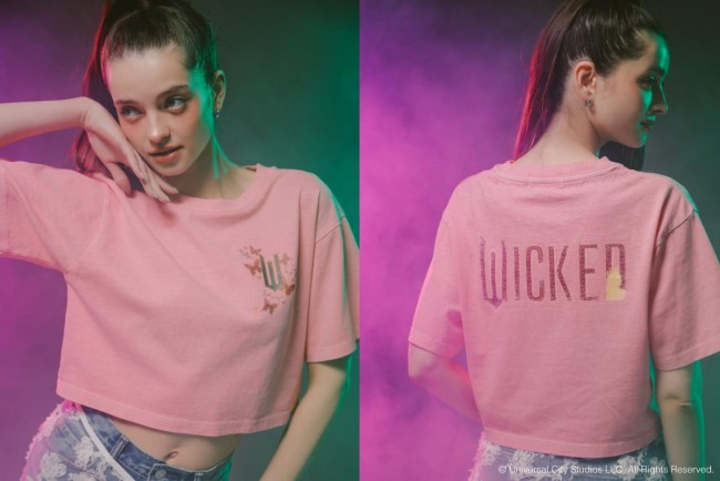 【新品未開封】 ウィキッド ふたりの魔女　3COINS　Ｔシャツ　セット 映画『ウィキッド ふたりの魔女』 ×3COINS コラボ全アイテム