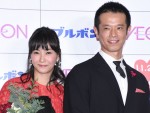 藤本美貴・庄司智春（2018年撮影）