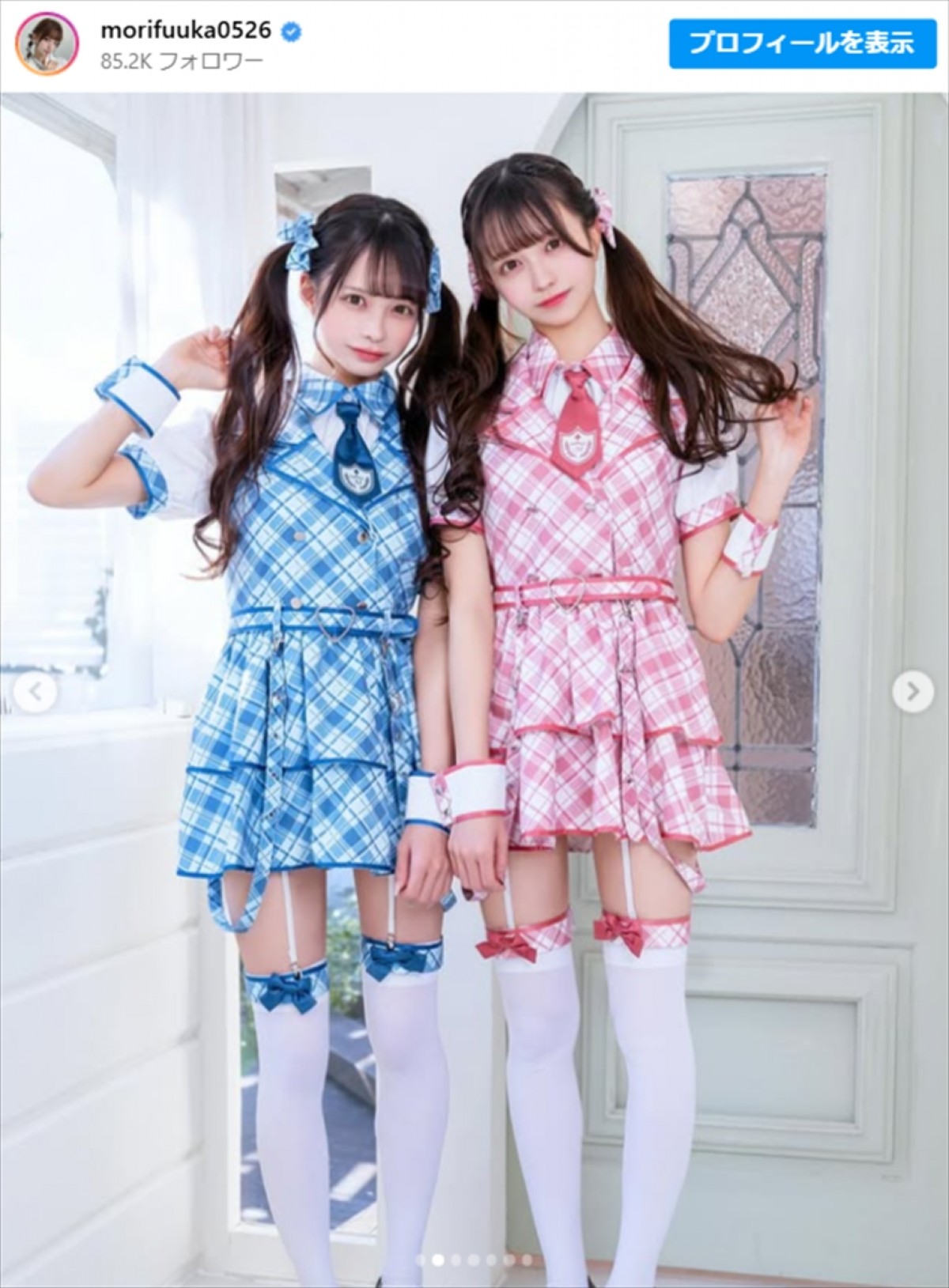 「日本一カワイイ双子」と大反響！　アイドル・森ふう花＆柊ききが「美しすぎる」　“双子グラビア”も話題