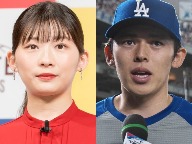 （左から）伊藤沙莉、佐々木朗希