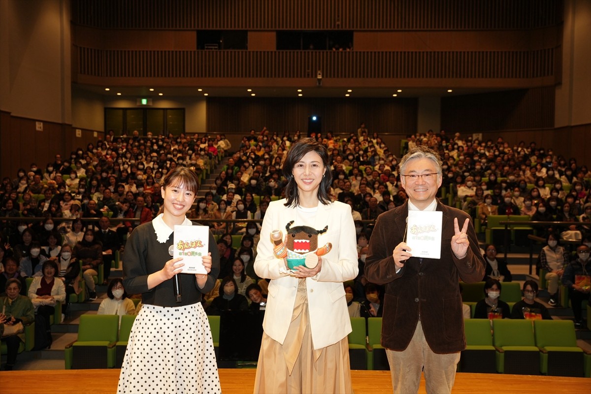 松嶋菜々子、やなせたかしさん母校で朝ドラ『あんぱん』第1回を鑑賞「やなせさんの明るさ、強さ、優しさを表現できる作品」