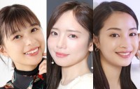 （左から）芳根京子、齊藤京子、広瀬すず