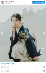 日本大学芸術学部写真学科を卒業した日向坂46・金村美玖　※「金村美玖」インスタグラム