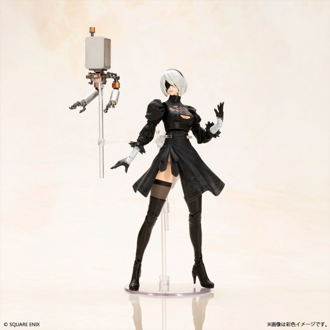 「NieR:Automata プラスチックモデルキット 2B(ヨルハ二号B型)」見本ショット