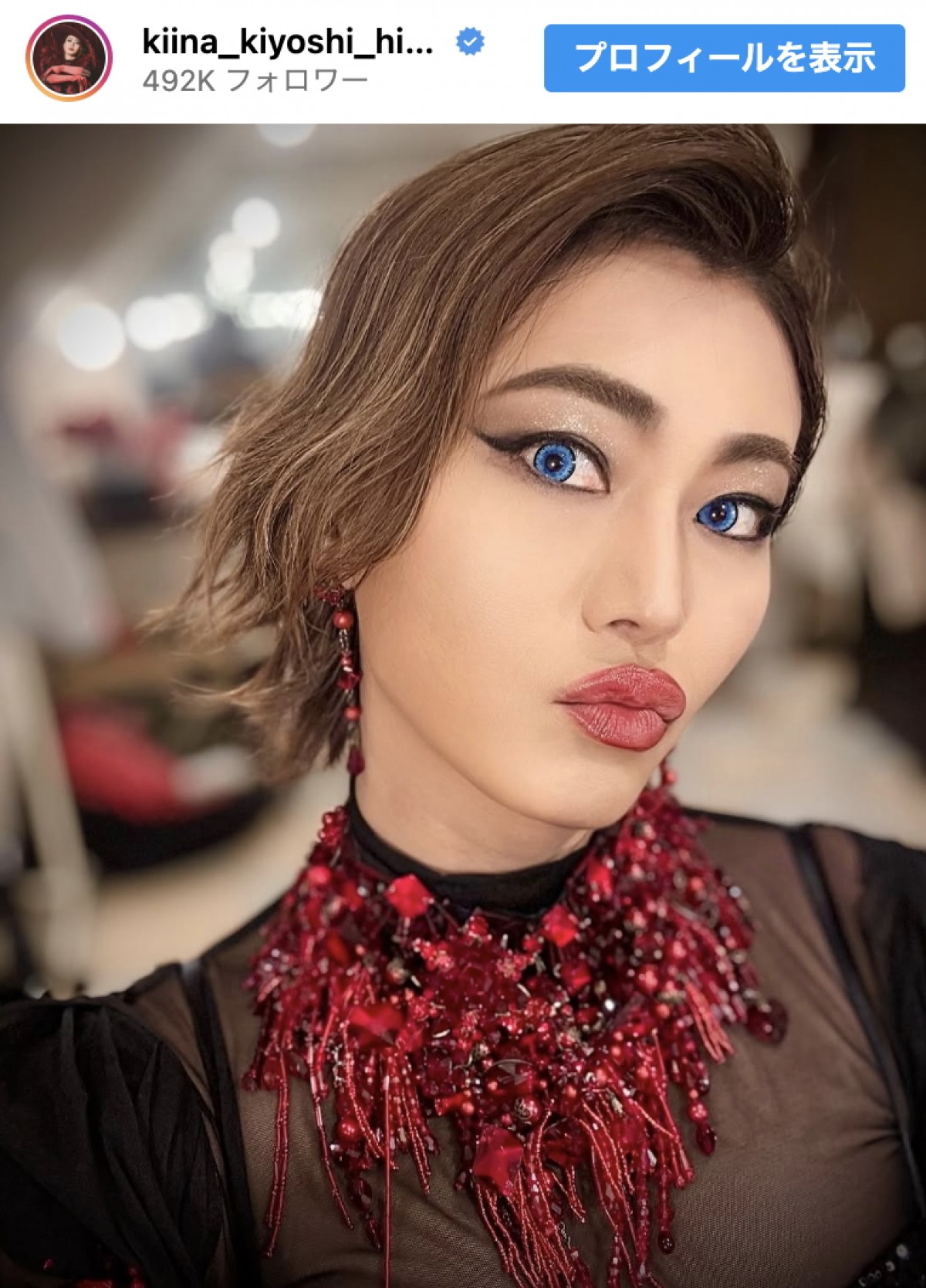 氷川きよし、小室プロデュースの新曲MVから披露したオフショット　※「氷川きよし」インスタグラム