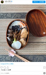 誠子、手作り弁当（4月3日の投稿より）　※「誠子」インスタグラム