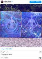 工藤静香が描いた絵画　※「工藤静香」インスタグラム