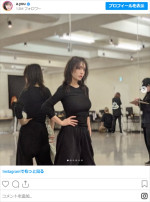 浜崎あゆみ、リハーサル姿　※「浜崎あゆみ」インスタグラム