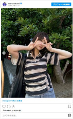 生見愛瑠が披露した夏コーデ ※「生見愛瑠」インスタグラム
