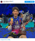 【写真】石川祐希、“金メダル”とともに優勝を報告 「本当にすごい」「感動をありがとう」ファンから祝福の声