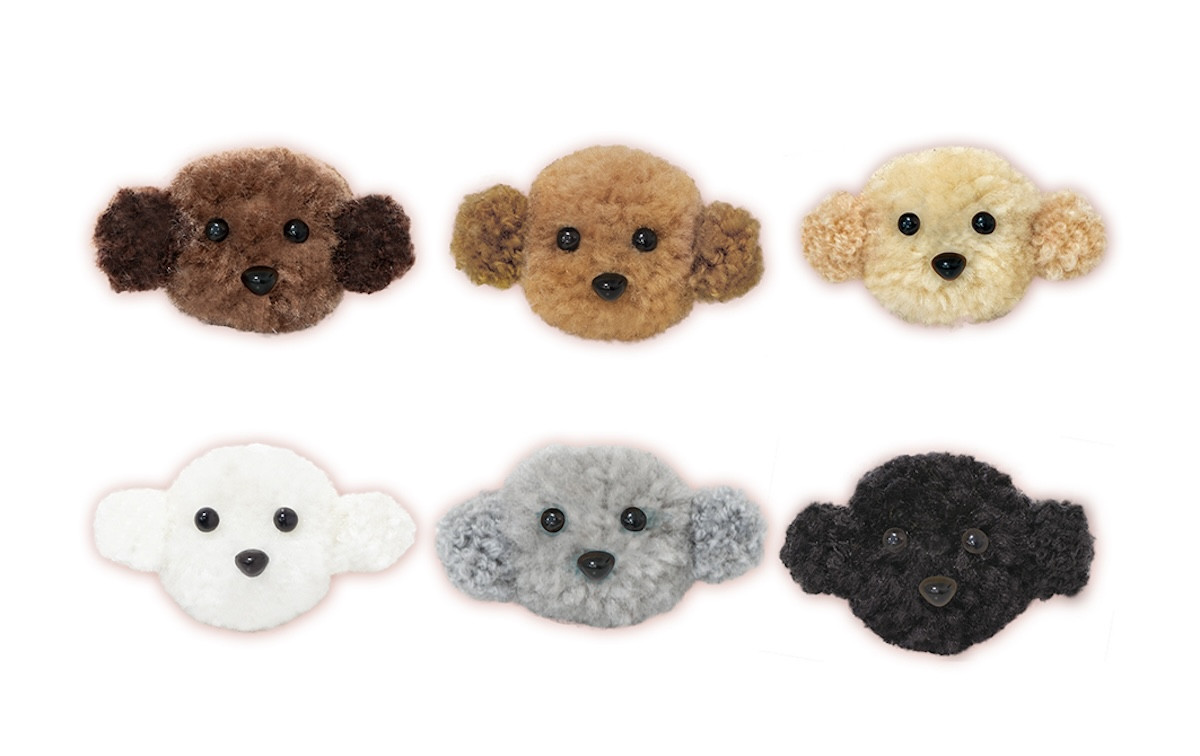 2025.5ふわもこトイプー ヘアクリップ