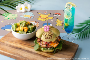 グランド ハイアット 東京に「ポケモンコラボメニュー」登場へ！　フシギダネを表現したバーガーなど展開
