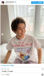 かわいい！　中沢元紀、雑誌撮影のオフショット　※「中沢元紀」インスタグラム