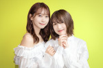 テレビアニメ『ニャイト・オブ・ザ・リビングキャット』インタビューより（左から）ツツミ役・芹澤優、カオル役・上田麗奈