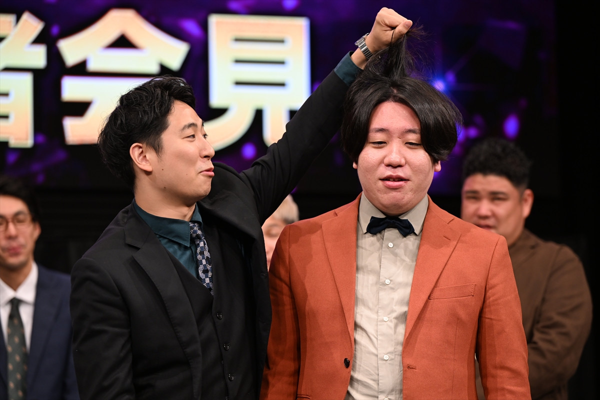 令和ロマンがコンビで記者会見に登場　ちょんまげラーメンはラストイヤーへの思いを語る　『M-1グランプリ2025』会見