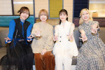 テレビアニメ『帝乃三姉妹は案外、チョロい。』インタビューより（左から）天海由梨奈、日向未南、古賀葵、青山吉能