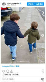 英ユージェニー王女、息子の2歳の誕生日を祝って珍しく家族写真公開！※「Princess Eugenie」インスタグラム