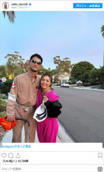 ダルビッシュ夫妻、仲睦まじい様子　※「ダルビッシュ聖子」インスタグラム