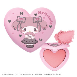 サンリオキャラクターズがハート型コスメに！　本格仕様の「マルチカラーパウダー」ガシャポンで登場