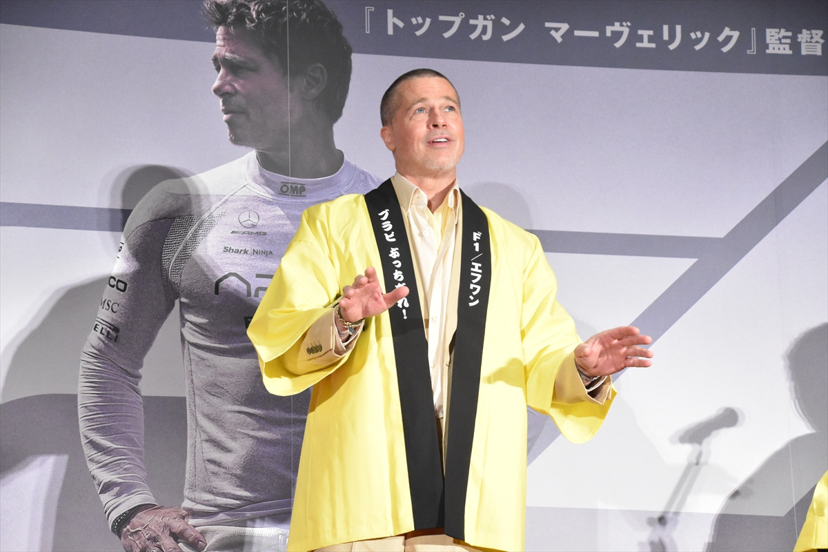 ブラッド・ピット「空はトムに任せる」　旧友トム・クルーズとの再会に喜び