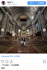ディーン・フジオカ、ミラノでの絵画のようなオフショット　※「ディーン・フジオカ」インスタグラム