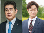 ドラマ『能面検事』に出演する（左から）宇梶剛士、竹財輝之助
