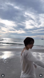 渡邊渚、美しさあふれるショット　※「渡邊渚」インスタグラム