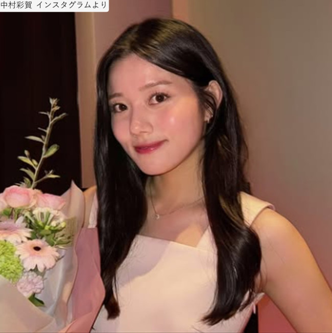 中村彩賀、近影 ※「中村彩賀」インスタグラム