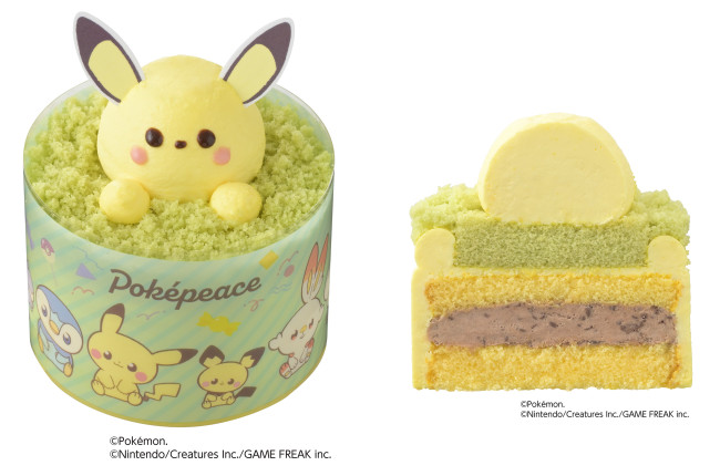 銀座コージーコーナー“ピカチュウの1人用ケーキ”が登場！　『ポケピース』のプチケーキも