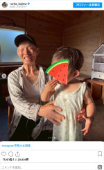小島瑠璃子、息子との時間を満喫　※「小島瑠璃子」インスタグラム