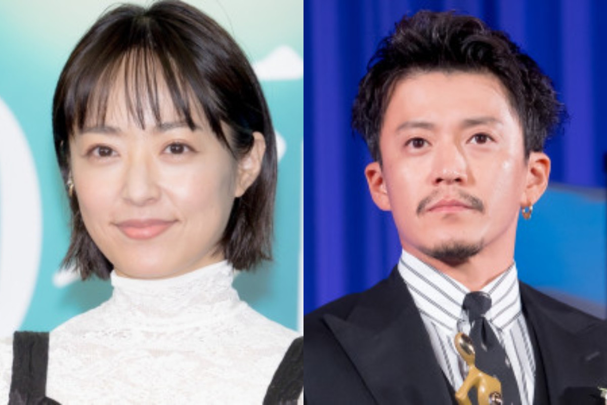 (左から)井上真央、小栗旬