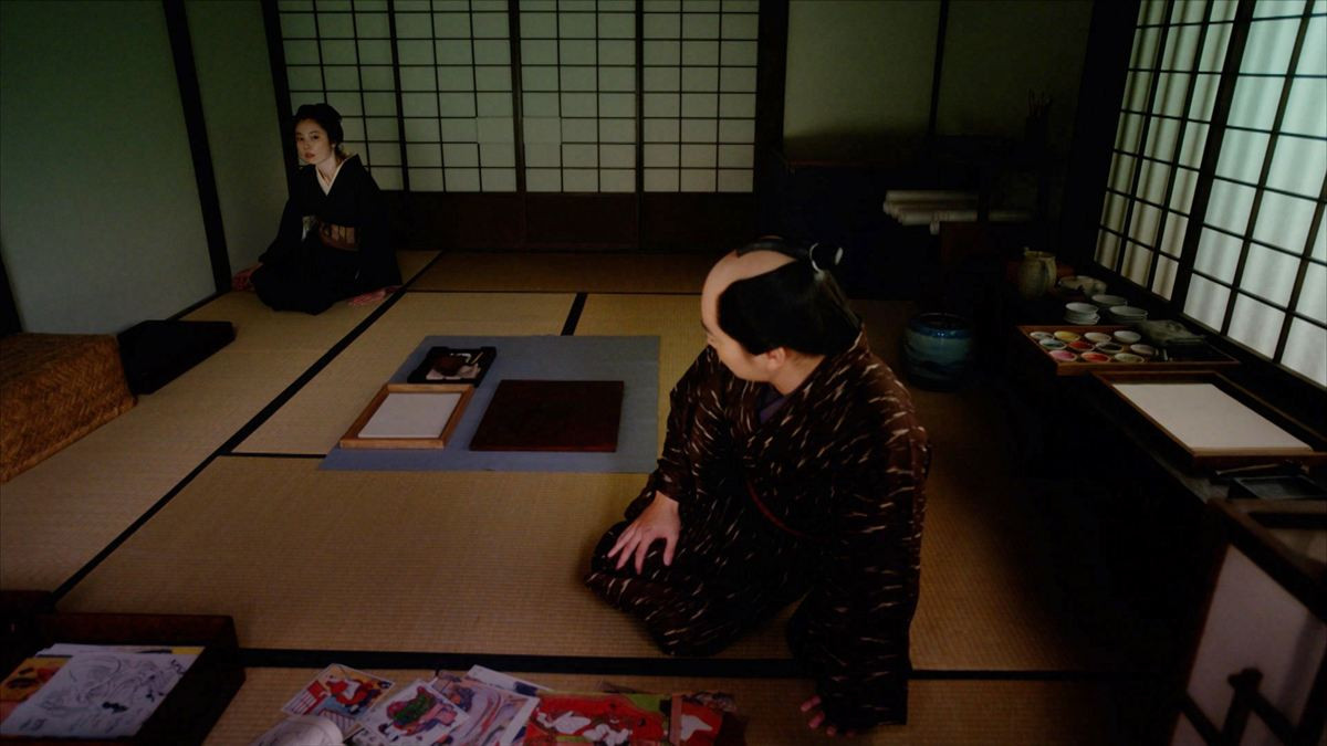 『べらぼう』“喜多川歌麿” 染谷将太、“石燕” 片岡鶴太郎への弟子入りを語る「もう一度原点に戻れた」