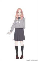 アニメ『太陽よりも眩しい星』キャラクタービジュアル：小野寺翡翠（CV：羊宮妃那）