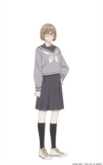 アニメ『太陽よりも眩しい星』キャラクタービジュアル：香川美織（CV：田村睦心）