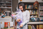 ドラマ『こんばんは、朝山家です。』のクランクアップを迎えた渡邉心結