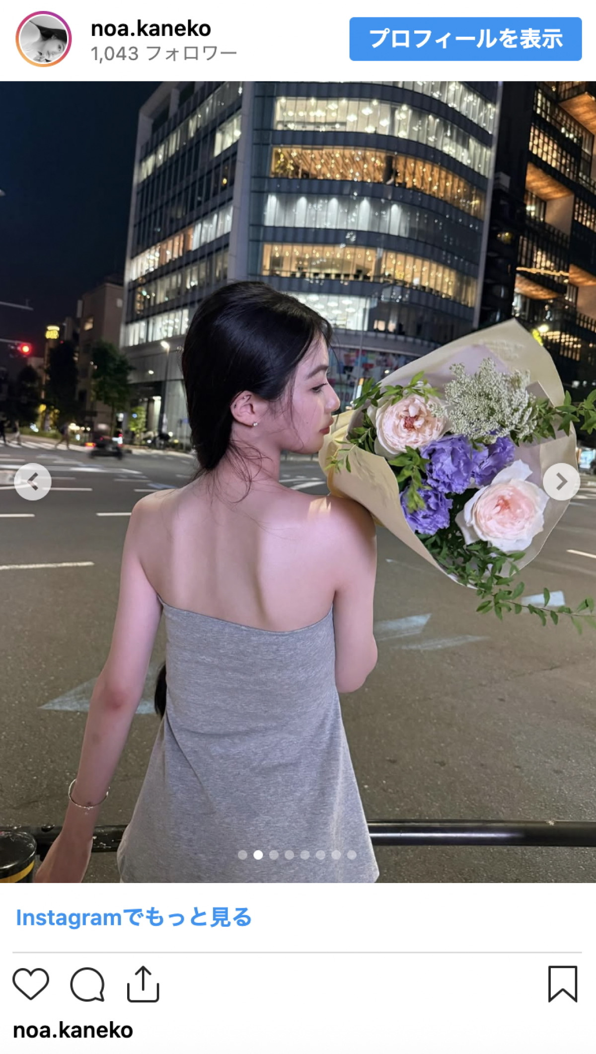 金子昇の次女・のあ、色香ただよう美背中にうっとり「花のように美しい！」