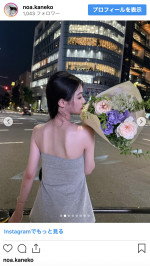 金子のあ、色香ただようソロショット　※「金子のあ」インスタグラム