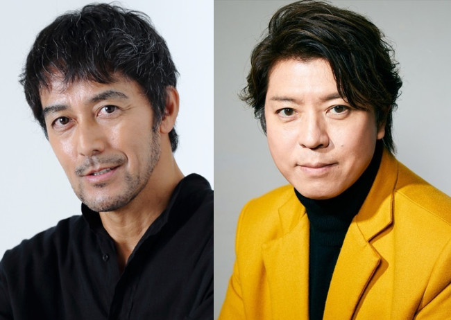 (左から)阿部寛、上川隆也