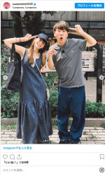 スザンヌ、フジモンと約15年ぶり再会　※「スザンヌ」インスタグラム