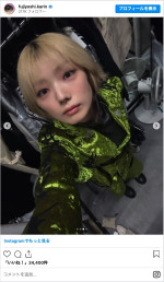 「5th TOUR 2025 “Addiction”」のオフショットを公開した藤吉夏鈴　※「藤吉夏鈴」インスタグラム