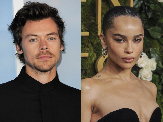 ハリー・スタイルズとゾーイ・クラヴィッツがロンドンでキス！