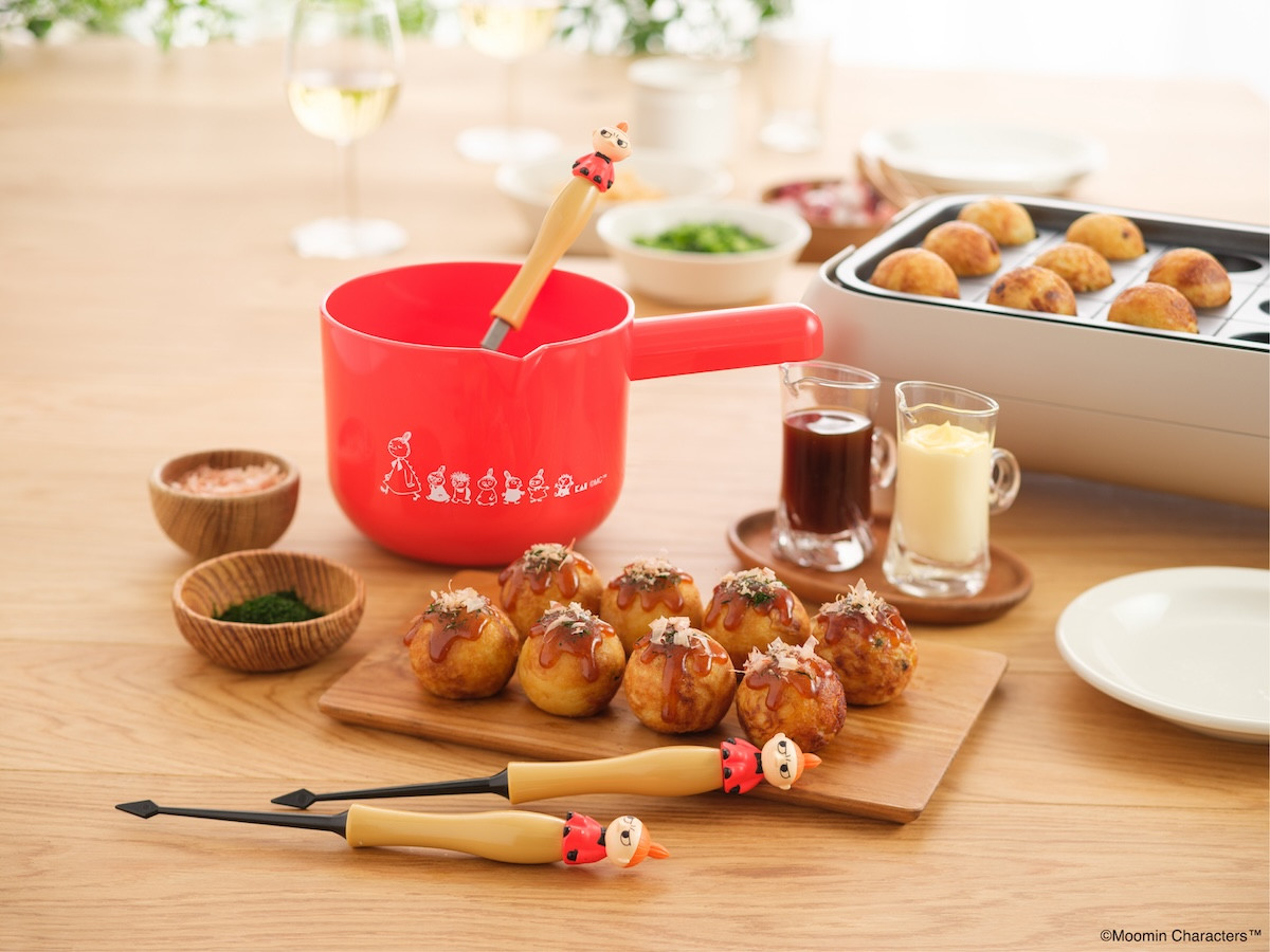 『ムーミン』のキッチングッズが超かわいい！　リトルミイの“たこ焼きツール”など13種登場へ